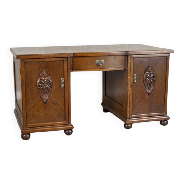 Bureau exécutif en chêne, années 1930