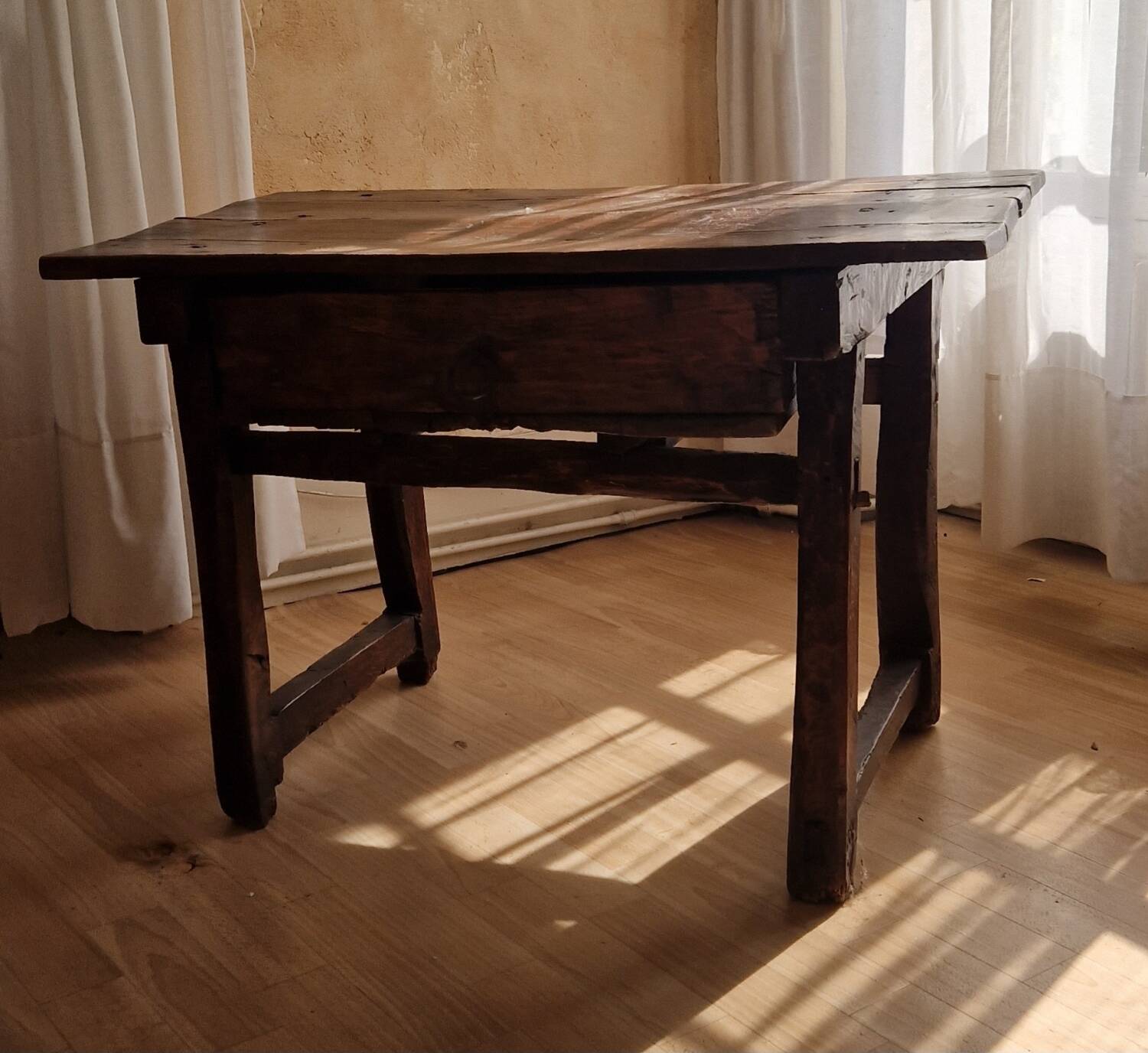 Rustic wooden desk