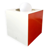 Lampe tafel « cube » de l'ère spatiale, Anvia, Johannes Joseph Maria (Jan) Hoogervorst