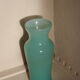 Vase en opaline bleue turquoise