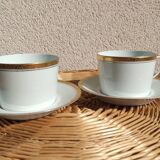 Duo of porcelain tea cups
