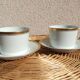 Duo de tasses à thé en porcelaine