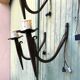 Wrought iron wall lights