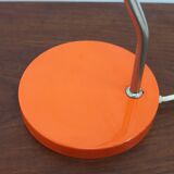 Lampe de table orange du milieu du siècle Gemany 1970.