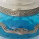Pot to biscuit in verre bleu epoque art new debut xxy