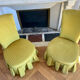 Fauteuils velours