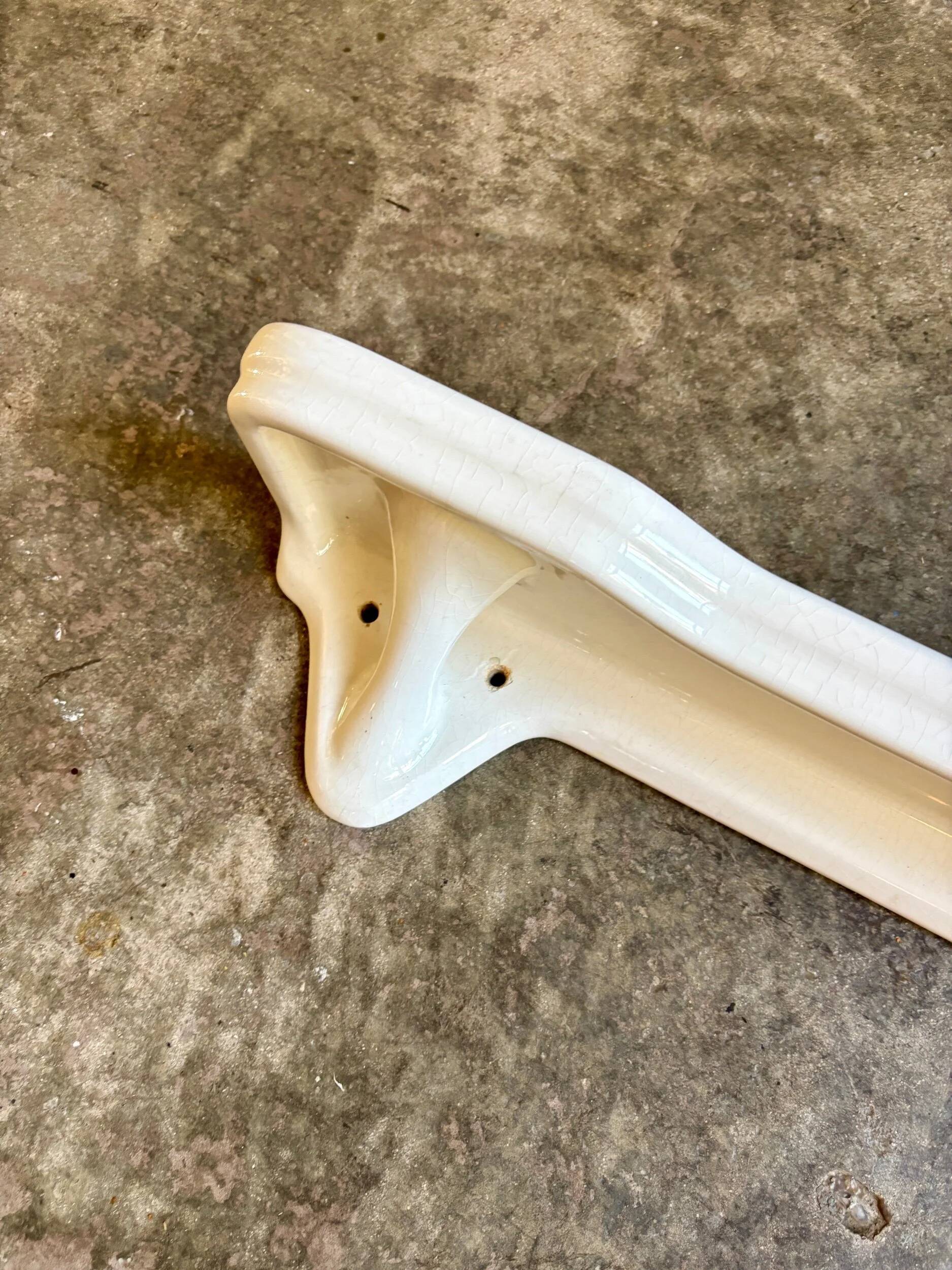 White earthenware wall shelf no. 4