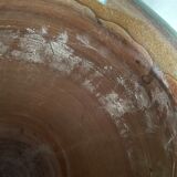 Flamed glazed jar