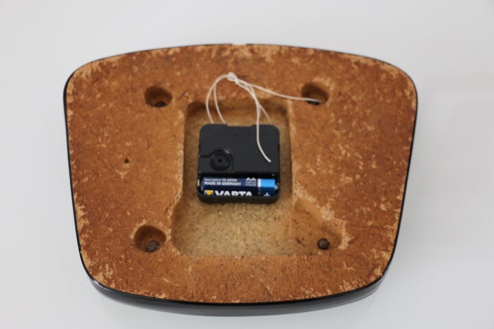 JAZ green formica wall clock