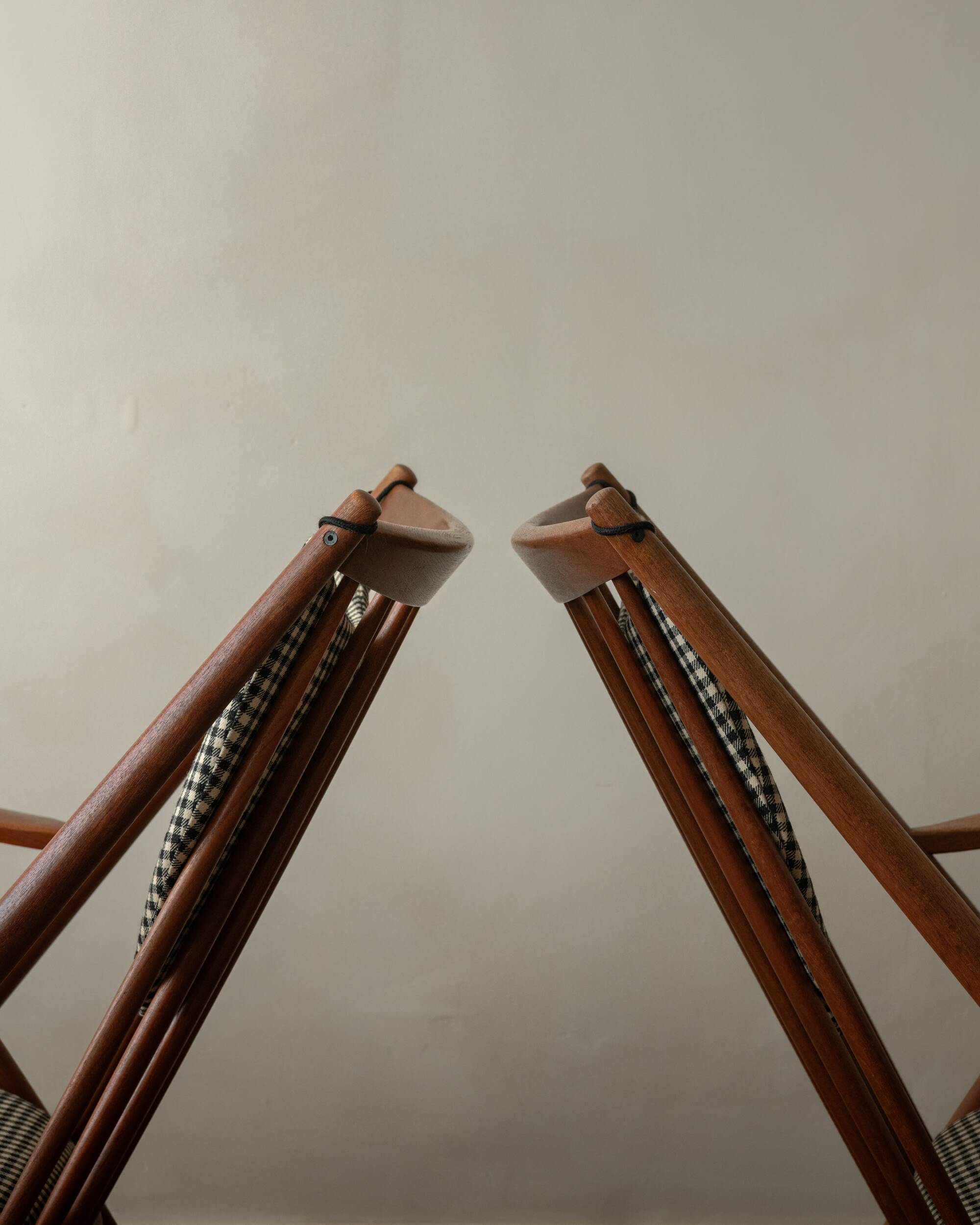 Vintage Teak Rocking Chairs Model 182 Frank Reenskaug Bramin, 1950s, Set 2