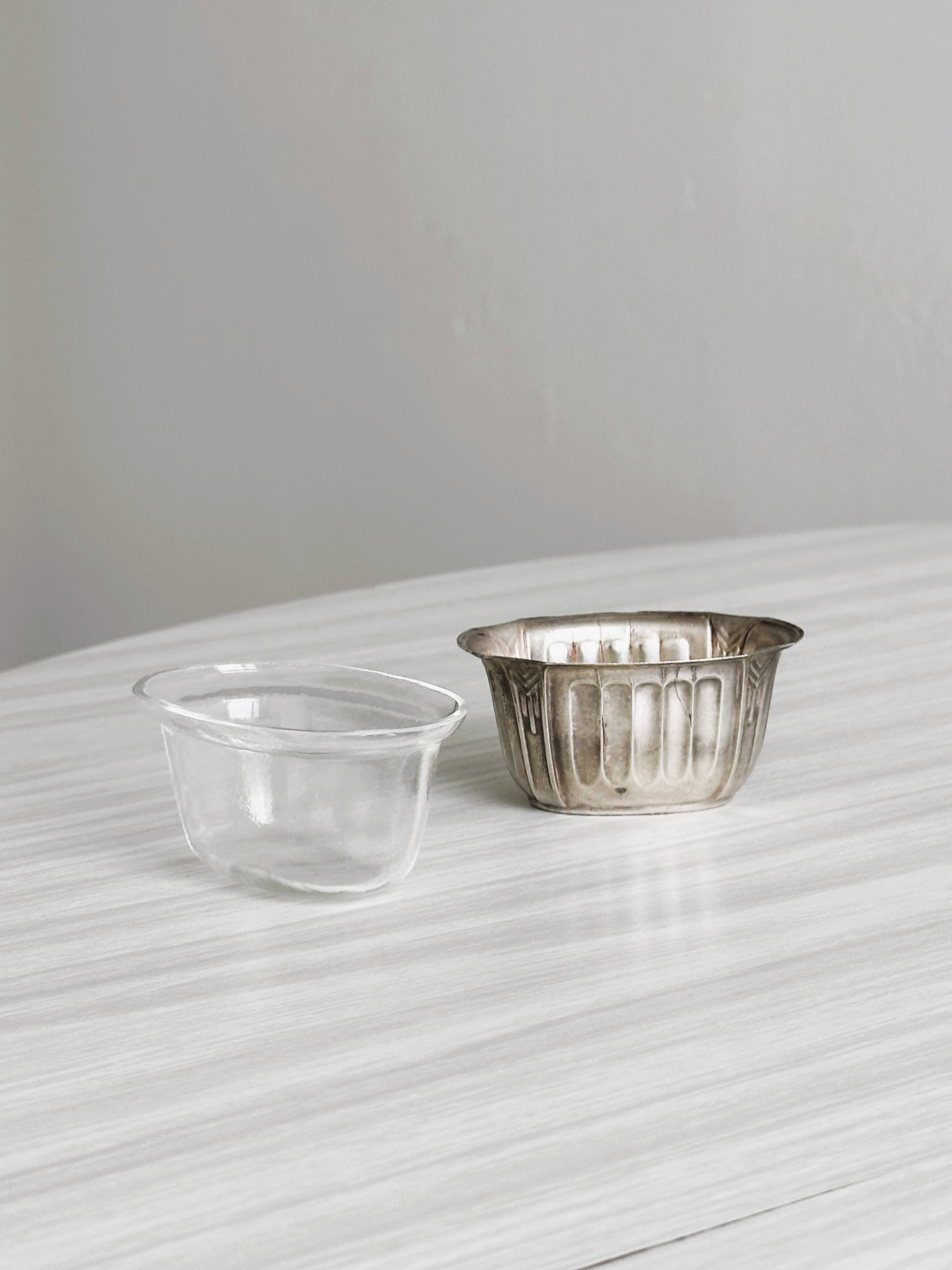 Antique metal salt shaker