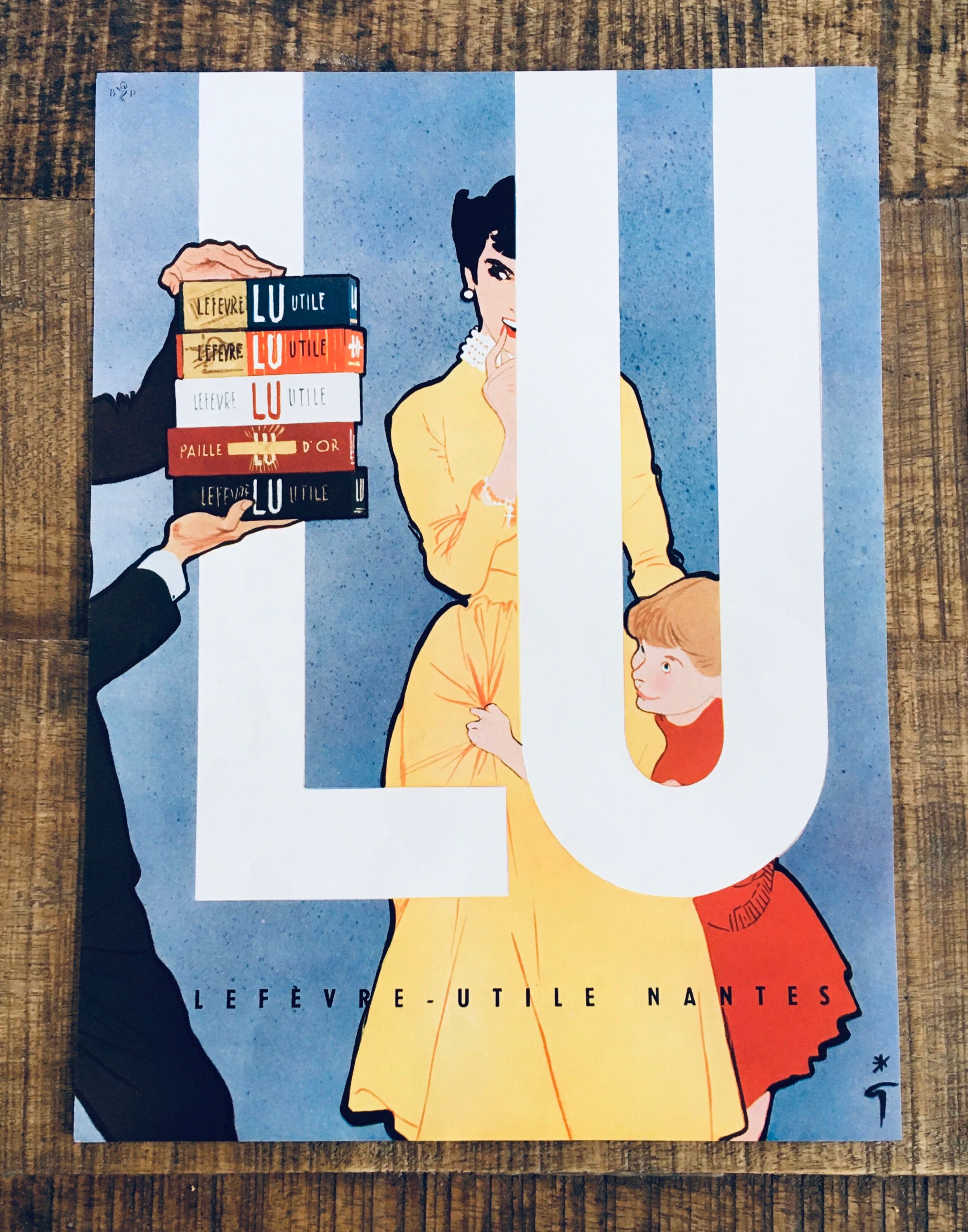 Advertising Lu Art Deco 50s