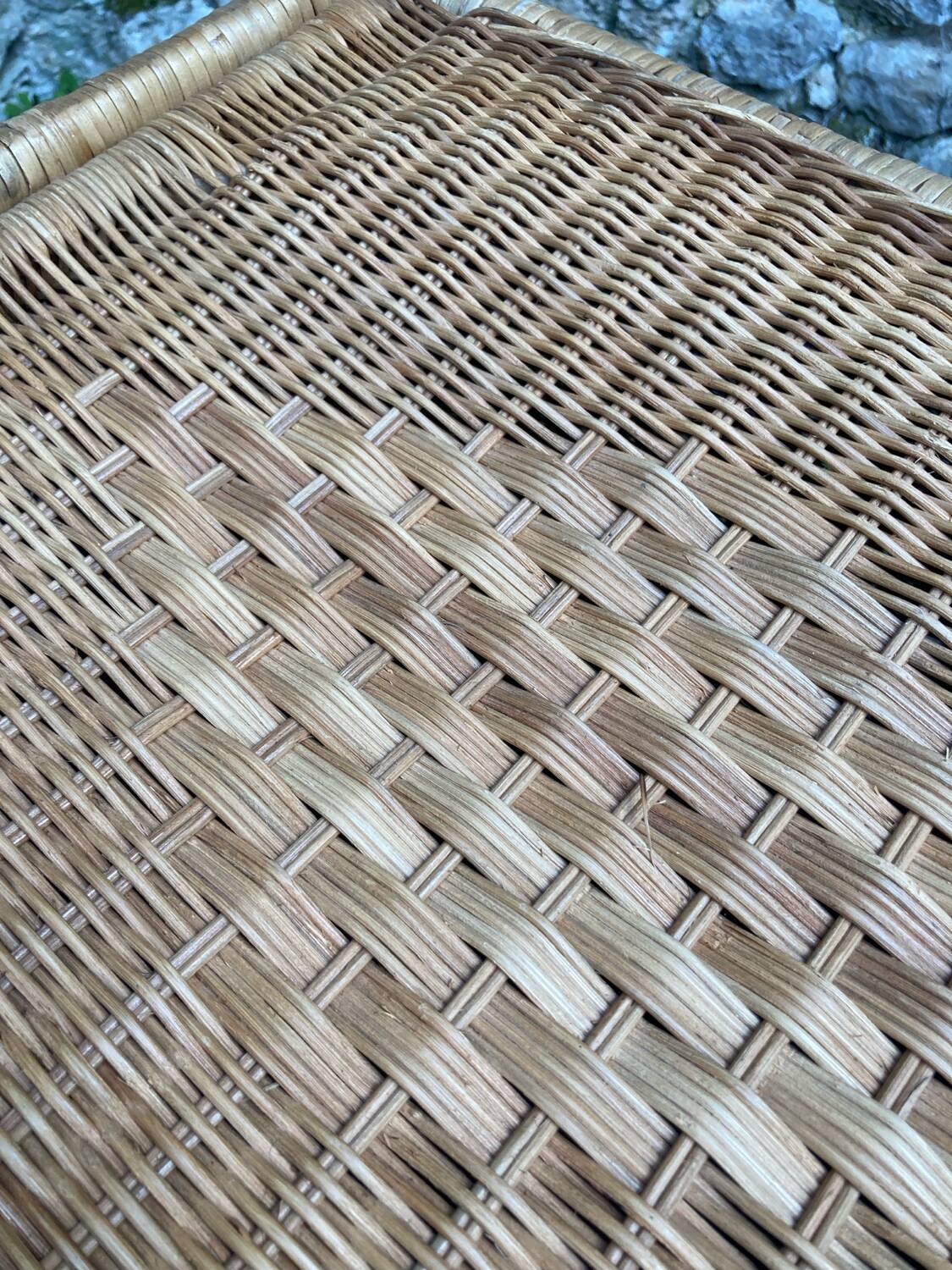 Vintage wicker chest