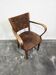 Curved wooden armchair from the 1930s