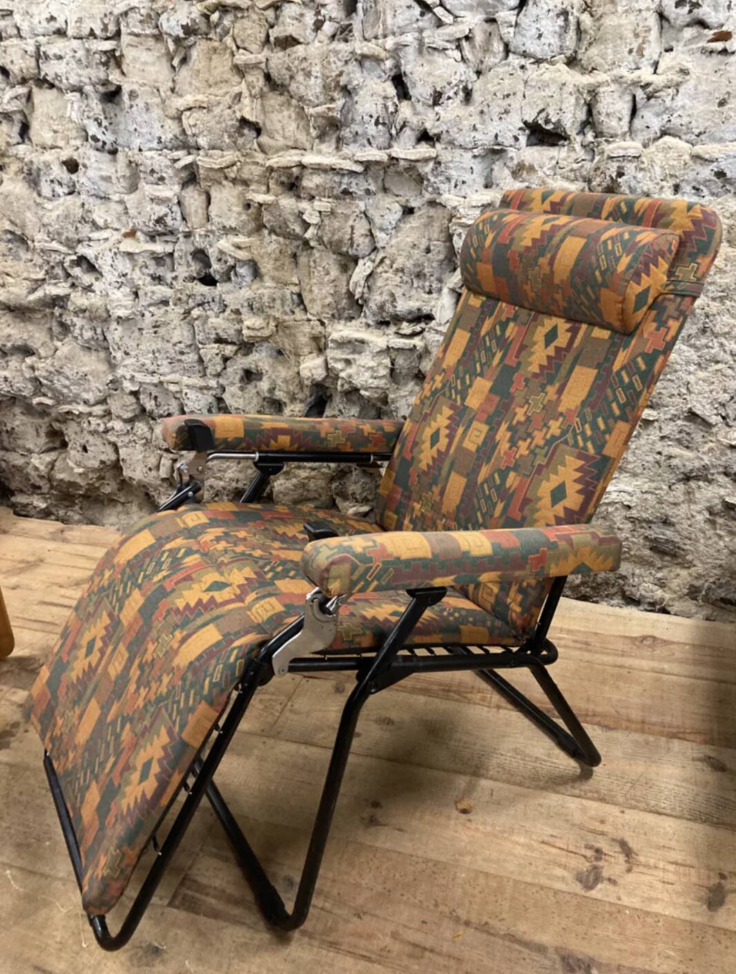 Lafuma reclining relax armchair 1980