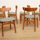 6 chaises de salle à manger | Farstrup | Modèle 210 | Rembourrées
