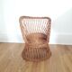 Children's armchair - rattan/wicker - Vintage from the 70s