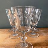 Set of 6 Luminarc France foot glasses