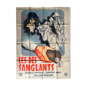 Affiche cinéma Les Dés Sanglants