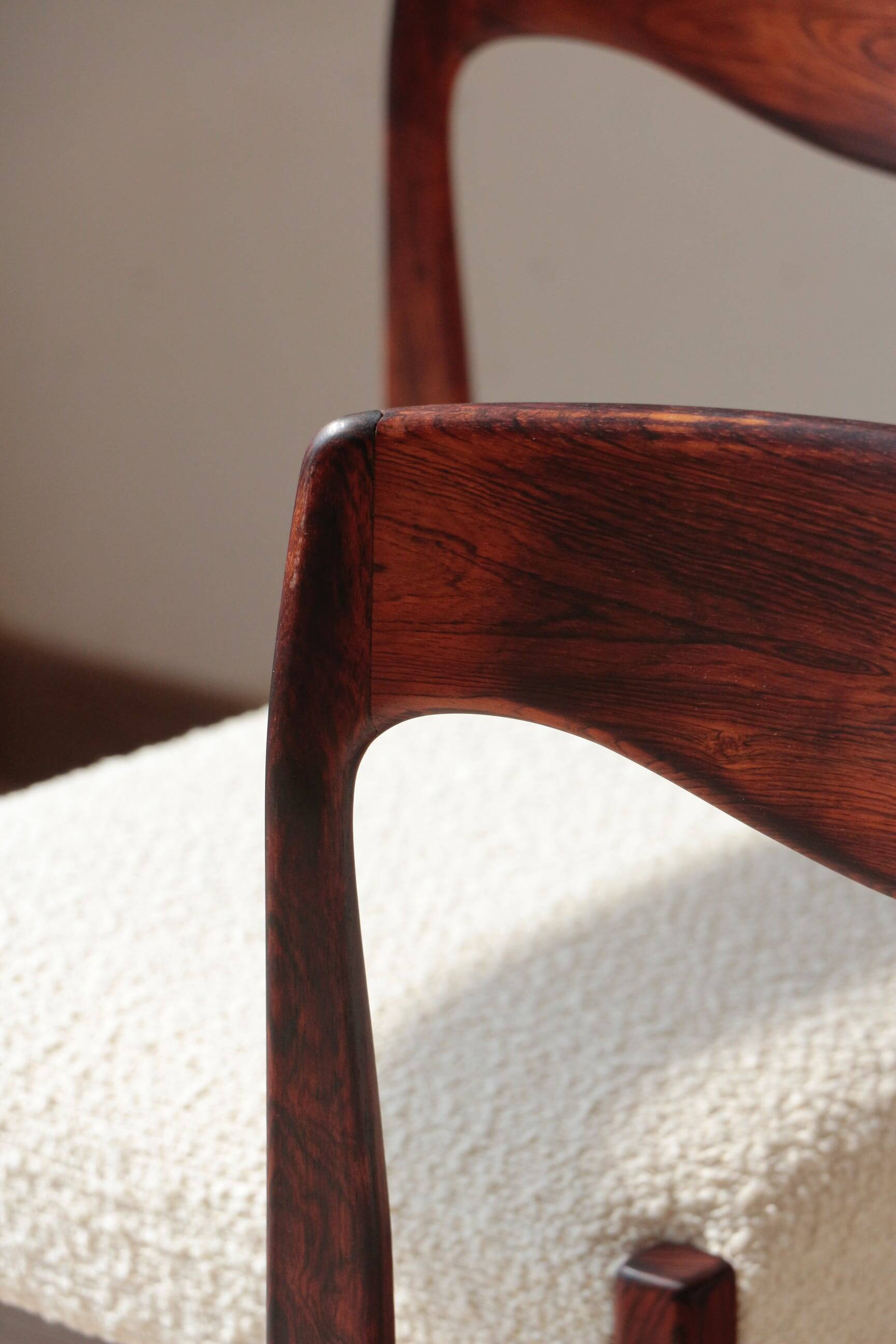 Set of 4 Scandinavian rosewood chairs – Otto Møller style | Vintage