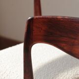 Set of 4 Scandinavian rosewood chairs – Otto Møller style | Vintage