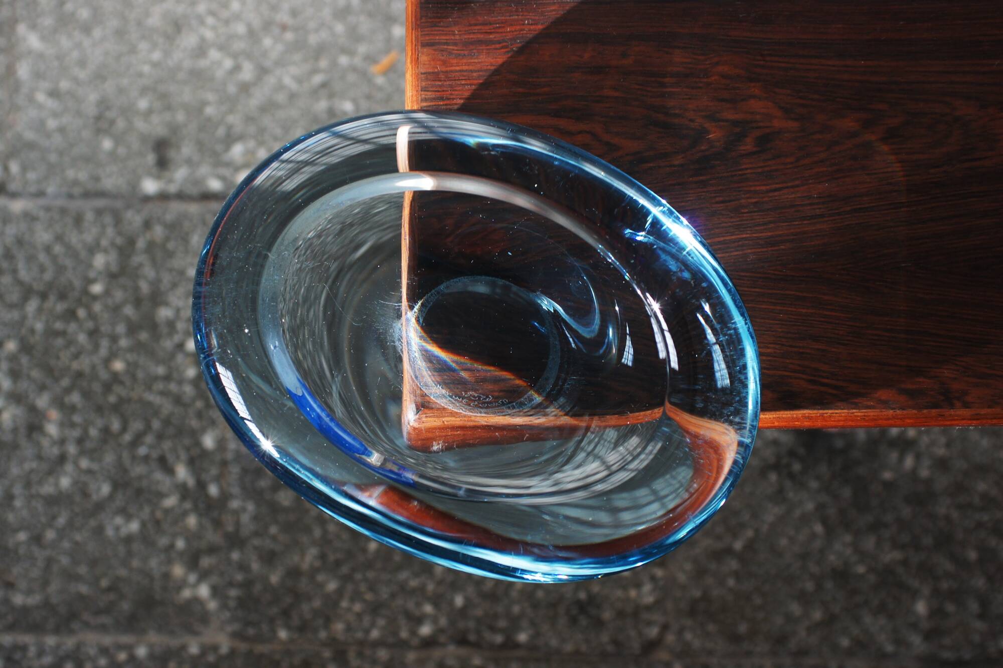 Glass Bowl design Per Lütken for Holmegaard, 1950s