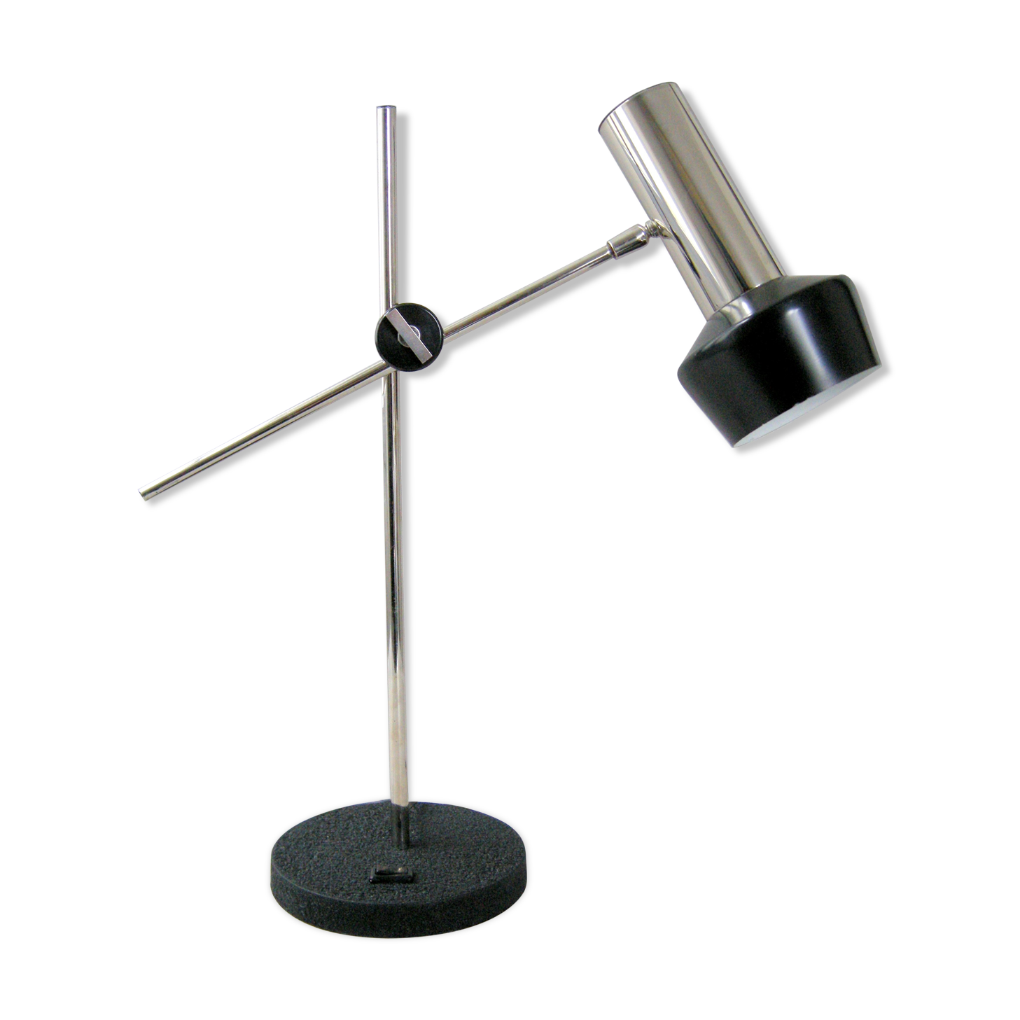 Lampe à poser vintage 1960 chrome