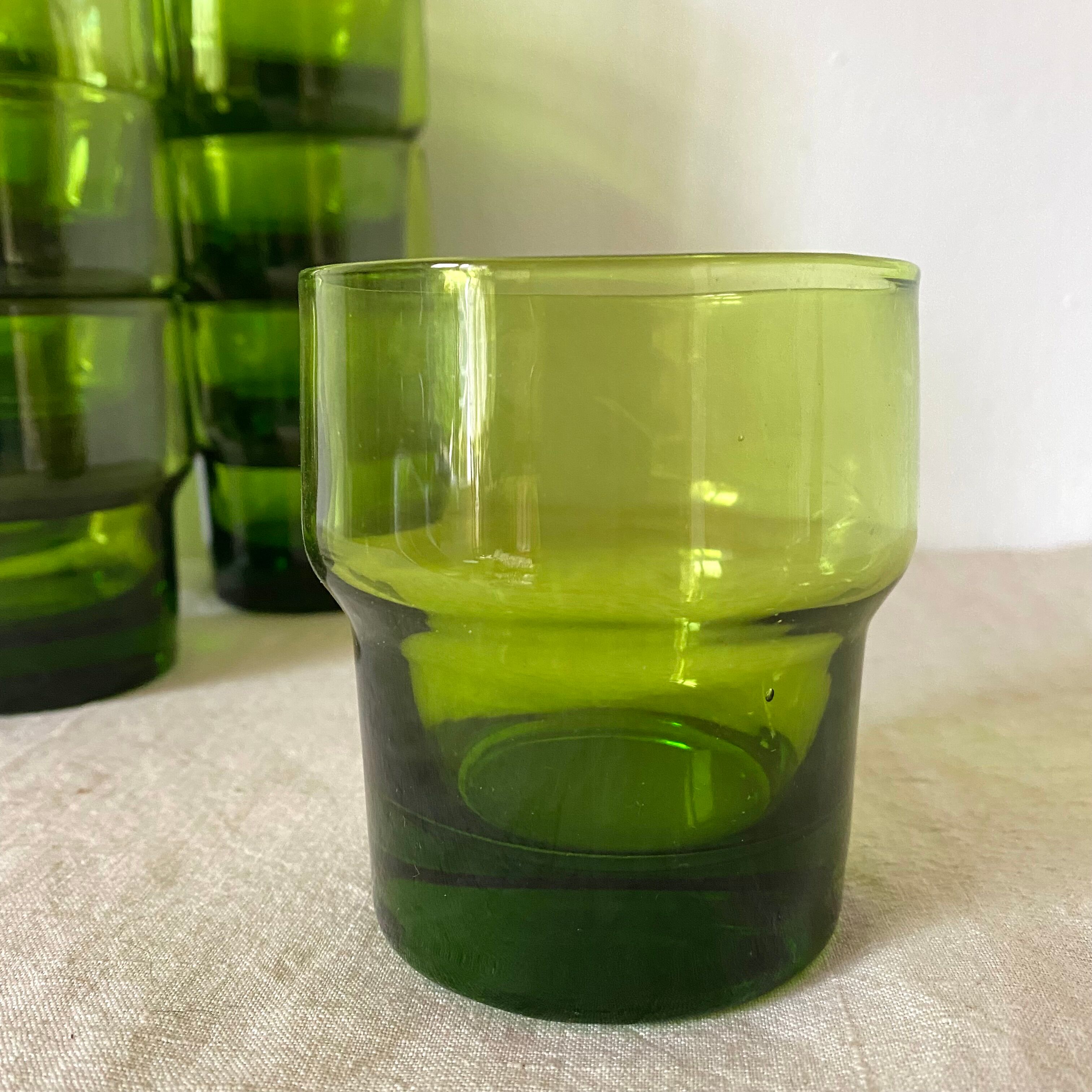 Vintage water glasses 70s