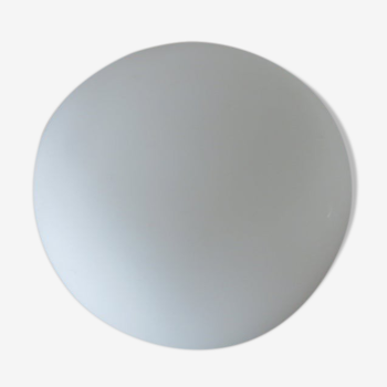 Applique en opaline blanche " demi sphère " années 60 70