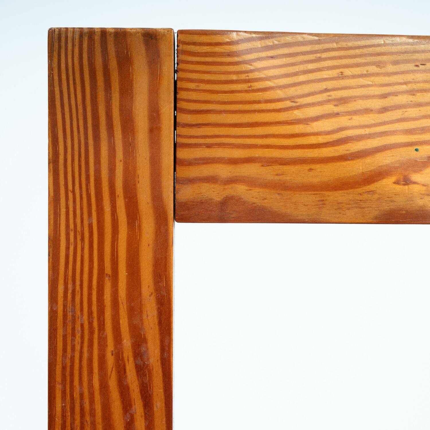 Minimalist vintage pine dining chairs with visible joints,The Netherlands,