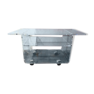 Transparent coffee table
