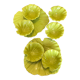 2 dishes and its 6 anise green cups