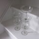 5 antique champagne cups