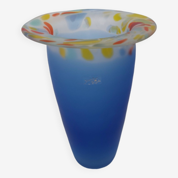 Vase en pâte de verre