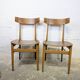 Paire de chaises vintage des années 60