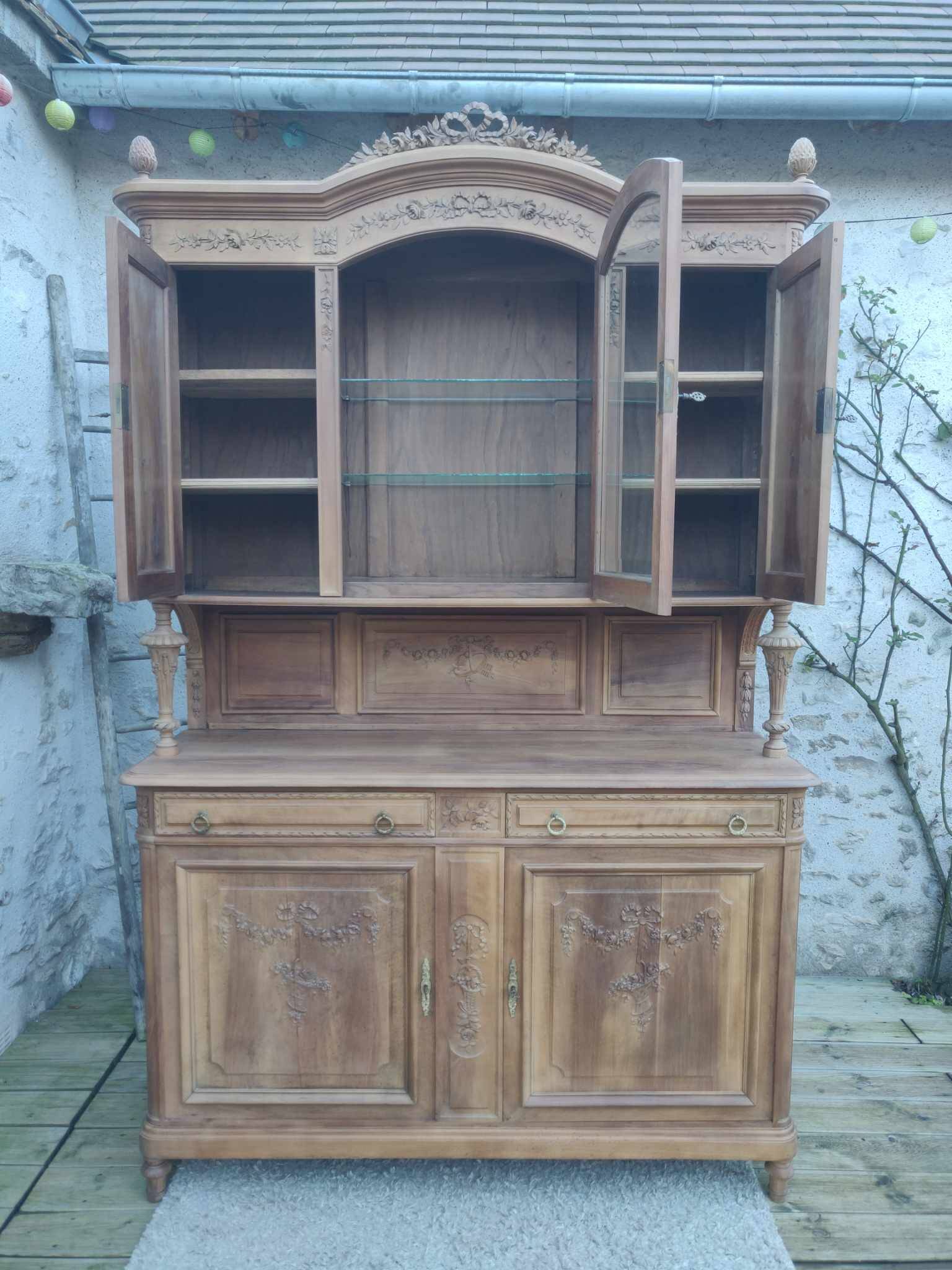 Two carved body dresser