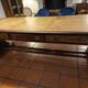 Antique work table with 6 drawers.