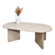 Travertine coffee table