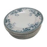 12 Assiettes terre de6fer