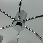 60s 70s Sputnik wall lamp or ceiling lamp by Cosack Leuchten Chrom