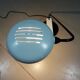 Italian desk lamp in white & black, 1980’s