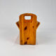 Mid century pinewood magazine holder, 1970