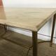 Table basse marbre et laiton