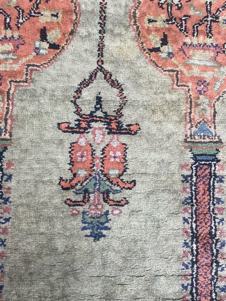 Vintage Kayseri carpet in Turkish silk 140x90cm