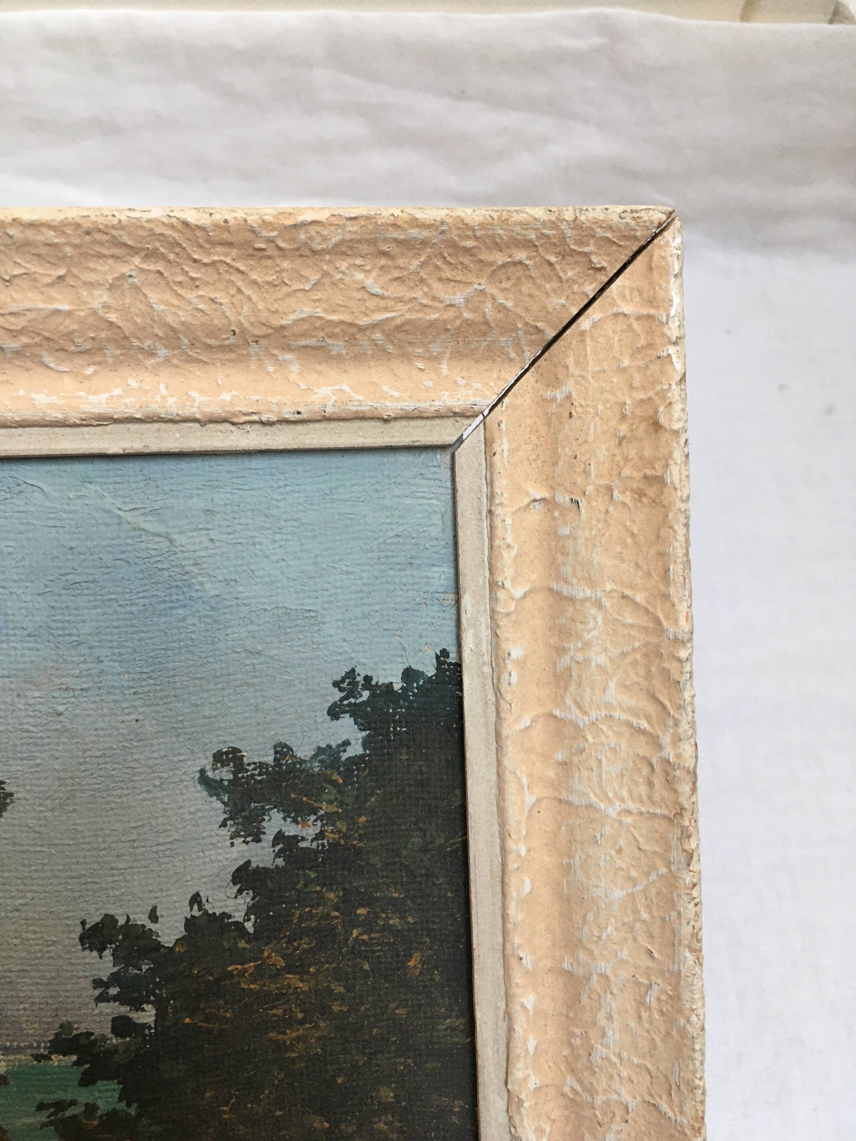 Painting / canvas / painting Ch. Reinhard - Good condition