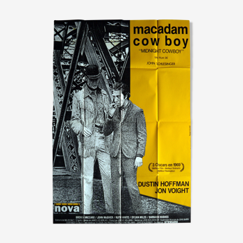Affiche cinéma originale "Macadam Cow Boy"