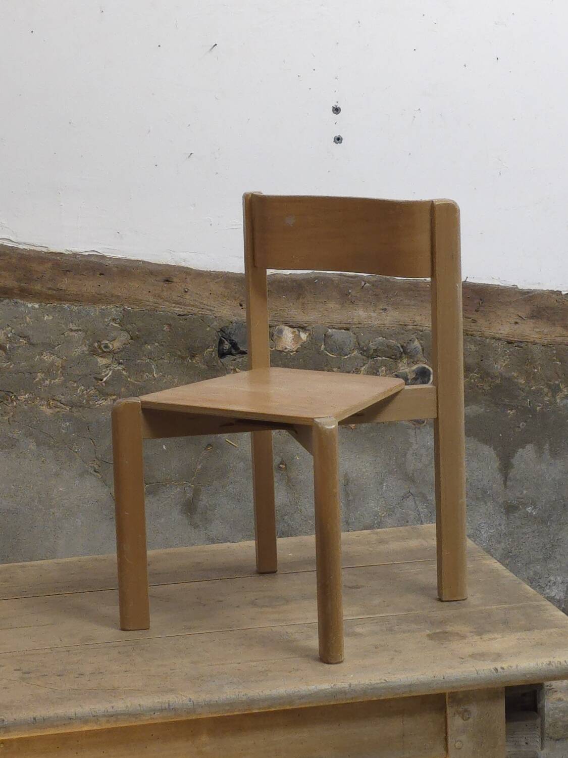 Wooden children's chair