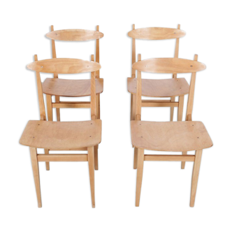 Set of 4 chairs by Maria Chomentowska