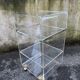 Rolling dessert trolley in plexiglass – Marais International – 1970s-1980s