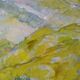 contemporary painting "mountain landscape"